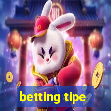 betting tipe