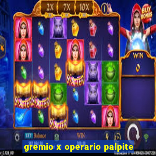 gremio x operario palpite