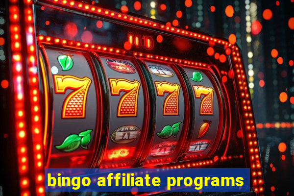 bingo affiliate programs