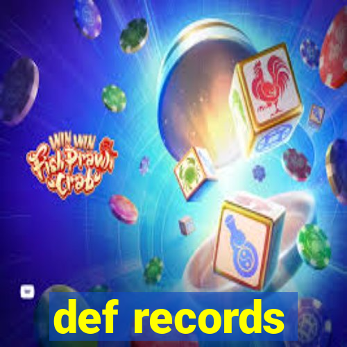 def records