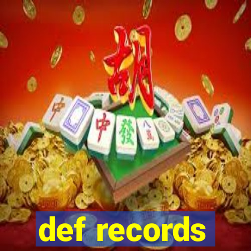 def records