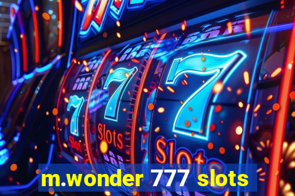 m.wonder 777 slots