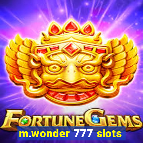 m.wonder 777 slots