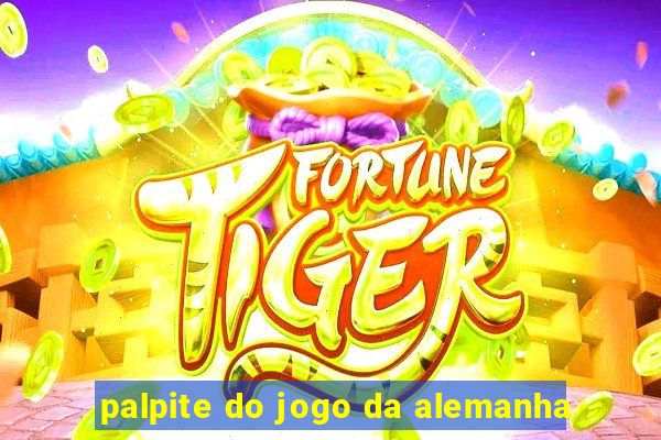 palpite do jogo da alemanha