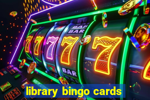 library bingo cards