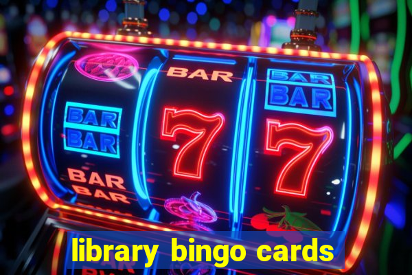 library bingo cards