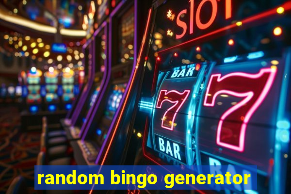 random bingo generator