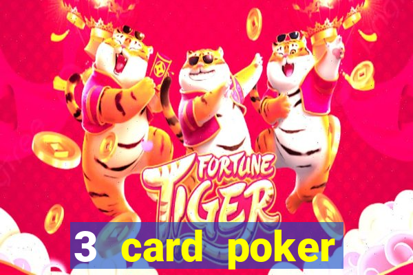 3 card poker casino rules