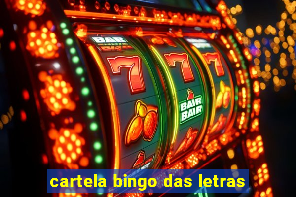 cartela bingo das letras