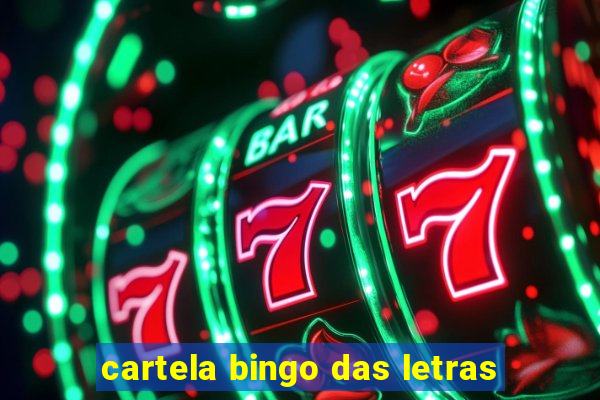 cartela bingo das letras