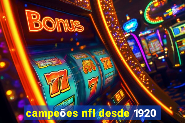 campeões nfl desde 1920