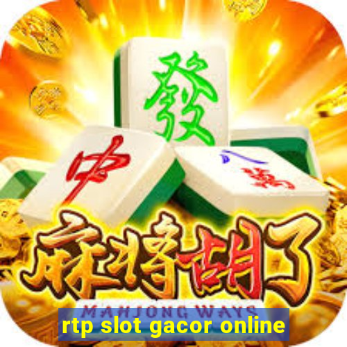 rtp slot gacor online