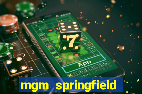 mgm springfield slot payout percentage