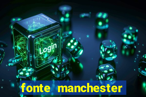 fonte manchester city download