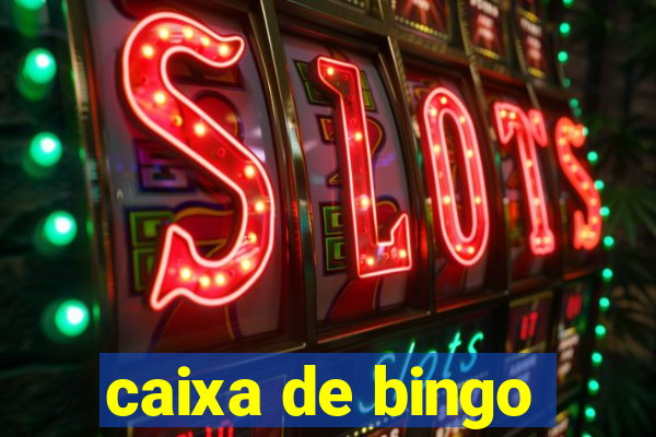 caixa de bingo