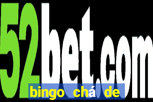 bingo chá de bebê excel