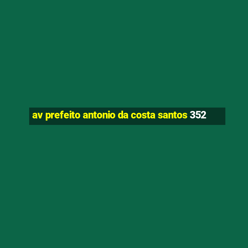 av prefeito antonio da costa santos 352