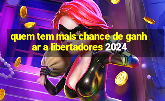 quem tem mais chance de ganhar a libertadores 2024