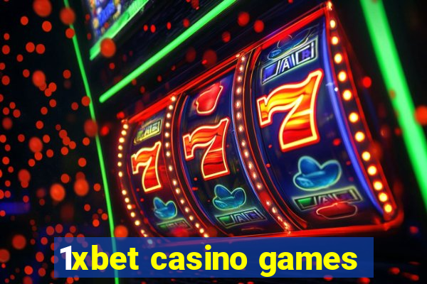 1xbet casino games