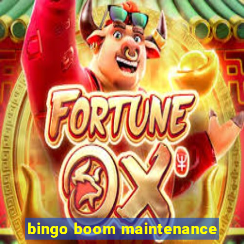 bingo boom maintenance