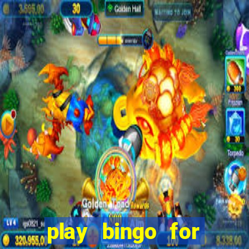 play bingo for free win real money