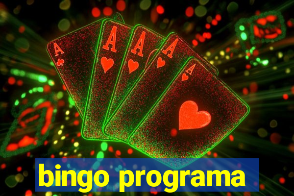 bingo programa