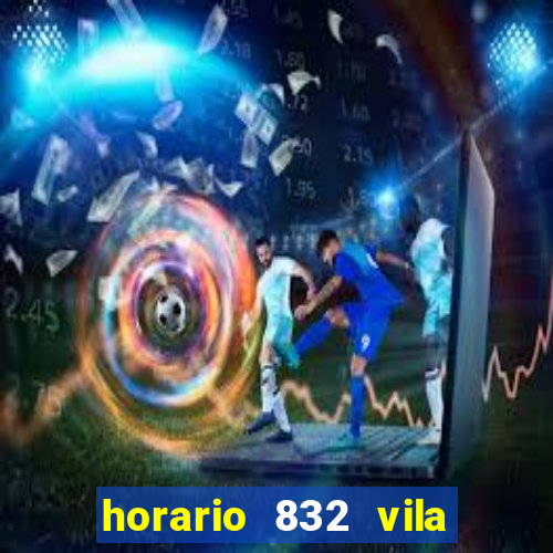 horario 832 vila nova de colares