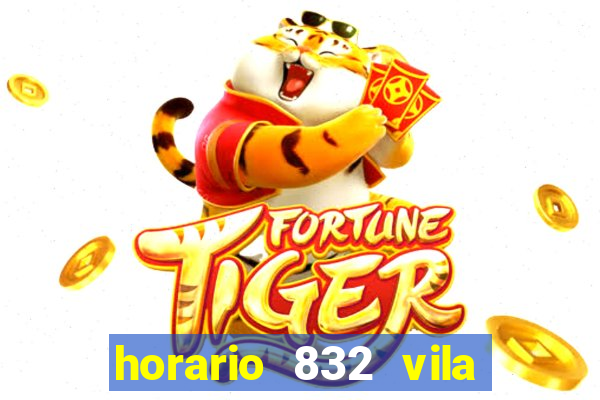 horario 832 vila nova de colares