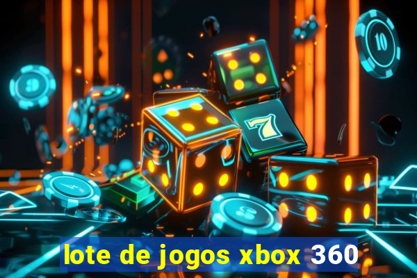 lote de jogos xbox 360