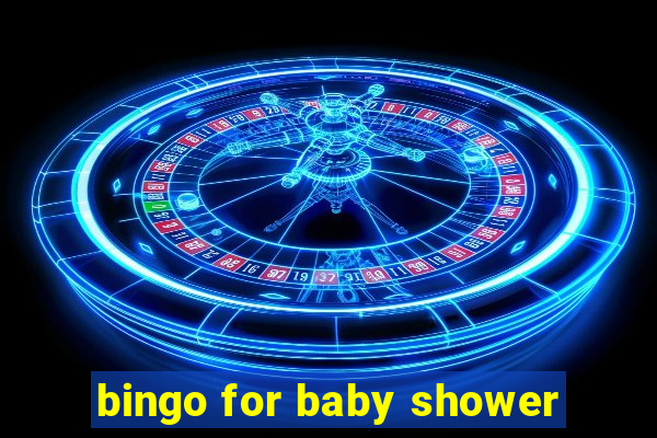 bingo for baby shower