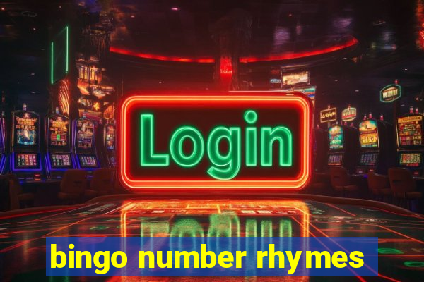 bingo number rhymes