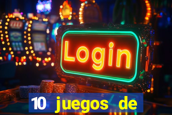 10 juegos de casino nombres