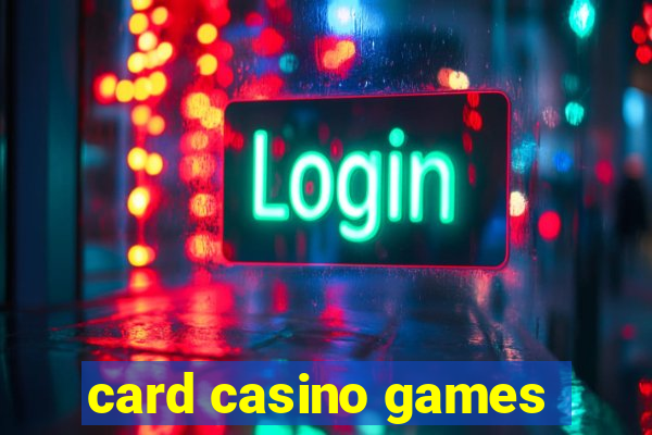 card casino games