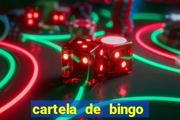 cartela de bingo da subtra??o para imprimir