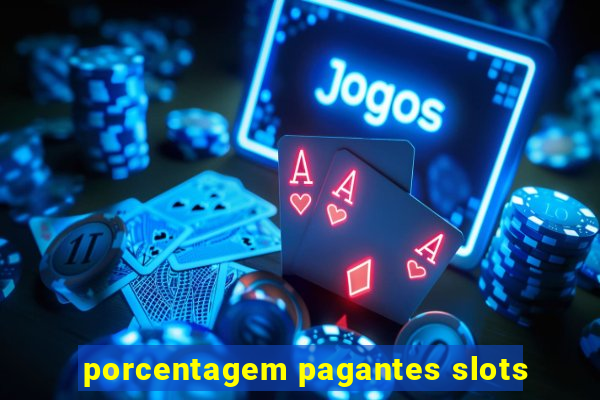 porcentagem pagantes slots