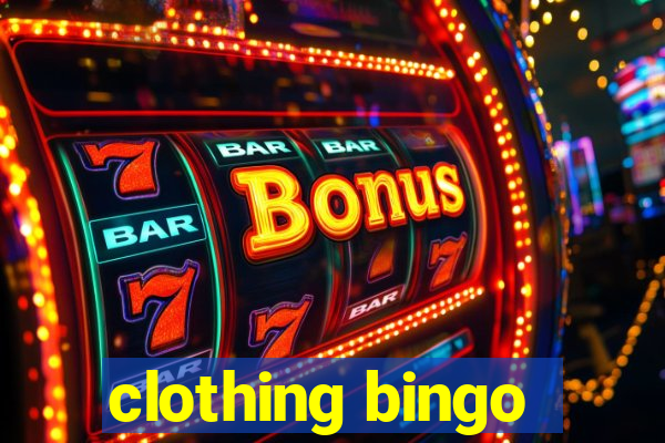 clothing bingo