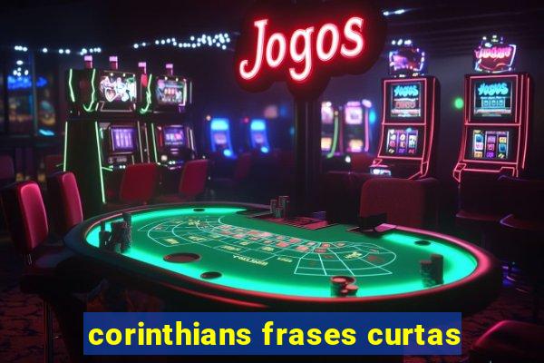 corinthians frases curtas