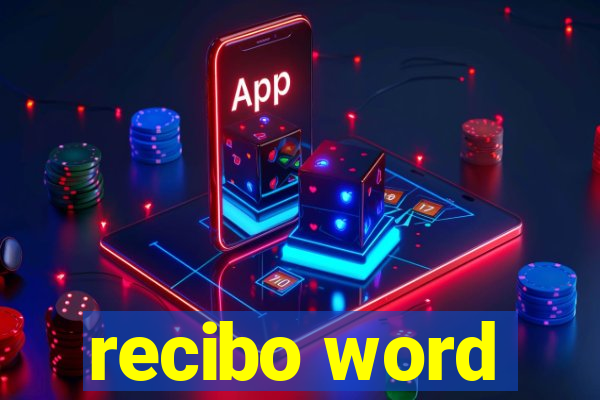 recibo word