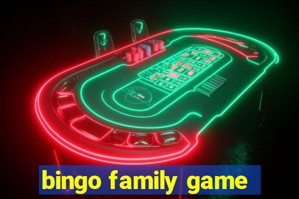 bingo family game