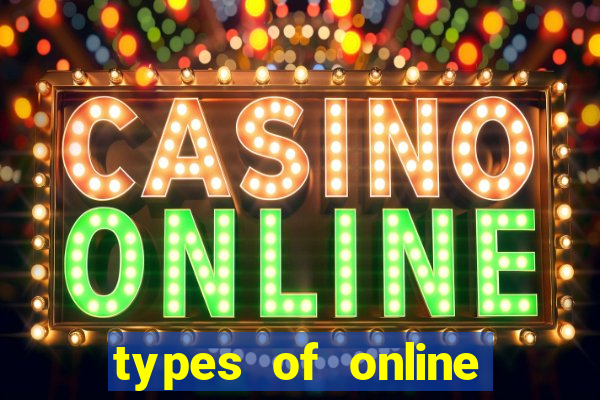 types of online casino games