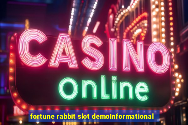 fortune rabbit slot demoInformational