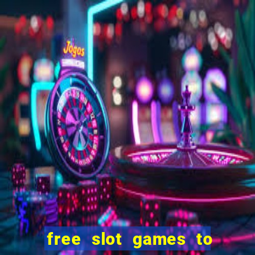 free slot games to play offline