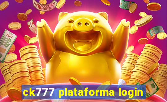 ck777 plataforma login