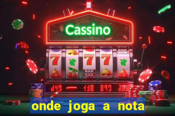 onde joga a nota do enem