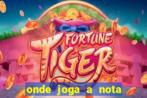 onde joga a nota do enem