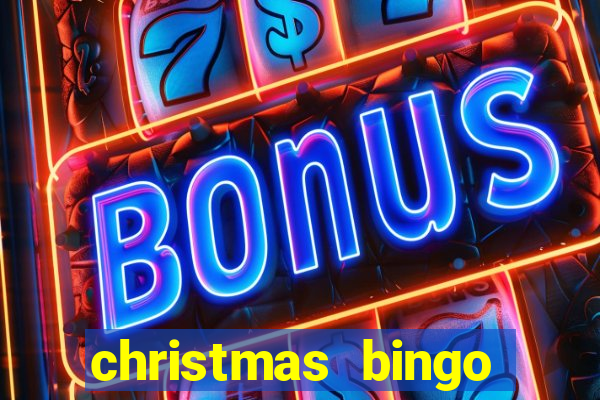 christmas bingo card generator