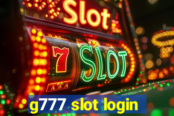 g777 slot login