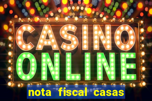 nota fiscal casas bahia 2 via