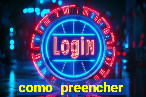 como preencher recibo de pagamento