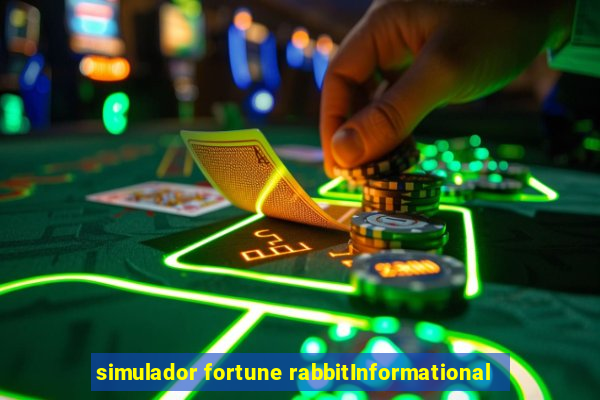 simulador fortune rabbitInformational